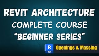 Learn Revit Architecture For Beginners  Revit Architecture Tutorials Opening amp Massing [upl. by Hatokad124]