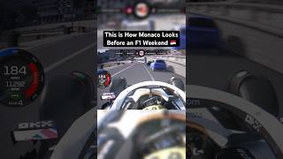 How The Monaco GP Looks Before An F1 Weekend  Shorts Edition shorts f1 f1shorts [upl. by Dnamra]