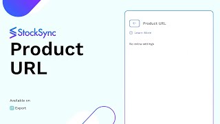 How to Export Product URL from Store in Stock Sync  Column Matching Tutorial  Inventory Management [upl. by Upton]