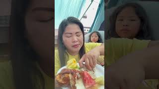 May Mukbang Pag May Birthday  Inasal Nakakatakam May Preskong Prutas mukbang inasal balat food [upl. by Paco]