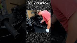 Transferring asphalt sealer shorts asphalt [upl. by Norabal990]