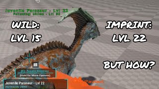 How to get bonus levels imprinting wild babies Part 2 Why broken  Ark Survival Ascended [upl. by Rebecka]