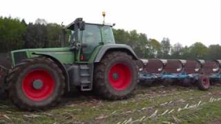 Frühjahr 09 mit Fendt 818 824 und 926 [upl. by Ardeahp]