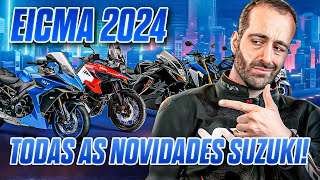 EICMA 2024 a Suzuki ressuscita uma moto LENDÁRIA [upl. by Nylg917]