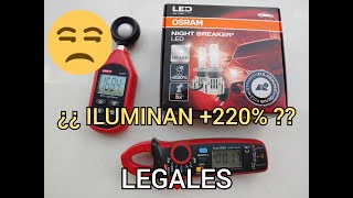 Osram Night Breaker Iluminan un 220 Test de luz y consumo [upl. by Caresa]