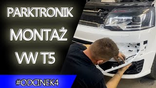 Montaż  parktornik przeciwmgielne doświetlanie zakrętów VW T5 T51  4 Projekt Transporter [upl. by Ateikan]