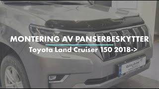 Toyota Land Cruiser 150 2018  Panserbeskytter Monteringsanvisning [upl. by Demetris]