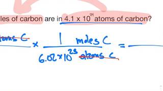 Converting from Atoms to Moles [upl. by Bordiuk621]