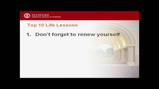 Top 10 Life Lessons Last Lecture Series [upl. by Fulcher513]