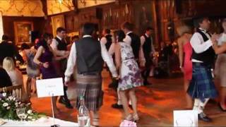 Traditional Ceilidh Dancing at a Scottish Wedding [upl. by Maidie83]