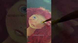 Merida was a WITCH 🤫 Evil Disney pt2 shorts art creative disney [upl. by Bronez]