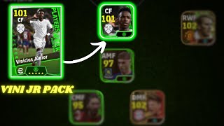 VINICIUS JR POTW PACK OPENING  101 RATE  Free Try 🎁 Epics and many more  eFootball 2024 Mobile [upl. by Anehsak298]