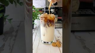 Iced Caramel Macchiato icedcoffee coffeerecipe [upl. by Llerehc]