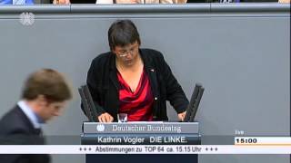 Kathrin Vogler LINKE für gerechtes Weltwirtschaftssystem [upl. by Brufsky]