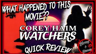 WATCHERS  1988 Quick Review coreyhaim goldenretriever doghero creaturefeature retro [upl. by Sarid]