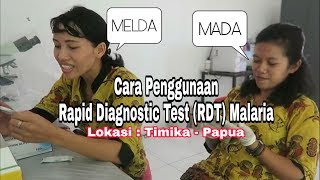 Cara melakukan pemeriksaan RDT Malaria [upl. by Sower256]