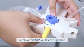 Dialisis Peritoneal Ambulatori Berterusan CAPD stay•safe® balance Prosedur Pertukaran Beg [upl. by Noirad]