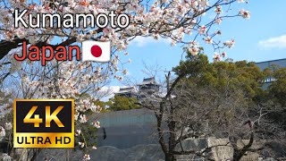 The City of Kumamoto  Japan  4K [upl. by Enitsej]