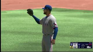 MLB The Show 22 Brewers vs Rangers [upl. by Rochemont]