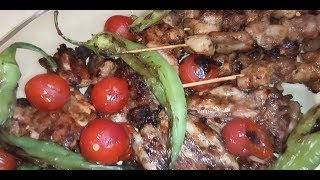 Mangalda marine edilmiş tavuk şiş inanılmaz lezzetli Chicken skewer barbeku [upl. by Horatio]