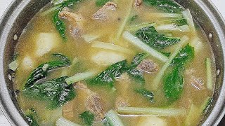 How To Cook Beef Nilaga  Beef Nilaga  Nilagang Baka with Pechay and Gabi  BEEF RECIPE [upl. by Annonyw]