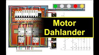 HOW TO DESIGN AND START OF DAHLANDER MOTOR IN THREE DIFFERENT SPEED [upl. by Einnor]