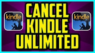 How To Cancel Kindle Unlimited Free Trial 2018 QUICK amp EASY  Kindle Unlimited Books Cancel [upl. by Kcir]