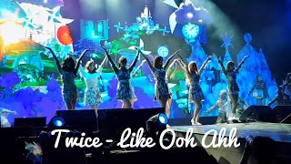 TWICE  Like Ooh Ahh  Twiceland Fantasy Park in Jakarta 25082018 60FPS [upl. by Names]