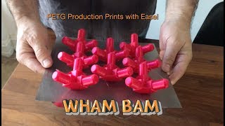 How well does PETG adhere and release from Wham Bam flexible build surface [upl. by Ettenahc357]