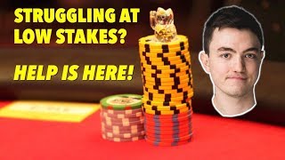 Run It Once Training LOW STAKES POKER STRATEGY from a MASTER [upl. by Nnovahs968]