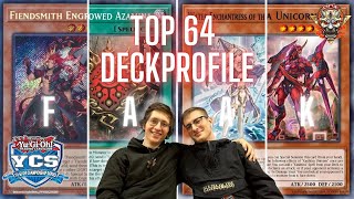 YCS Bologna Top64 FAAK Deck Profile ft Timoti Baggio  TeamOni [upl. by Aerised]