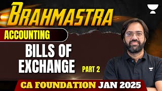 CA Foundation Jan 25  Bills of exchange  Class 2  Accounts  CA Rakesh Kalra [upl. by Wennerholn]