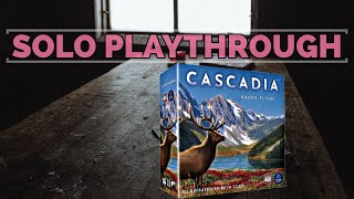 Cascadia  How to Play  Solo Playthrough [upl. by Pandora]