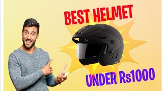 BEST OPEN FACE HELMET 🔥🔥UNDER 1000 Rs🔥🔥 [upl. by Elleirua]