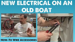 New Wiring for an Old Boat  Pontoon Wiring [upl. by Namus]