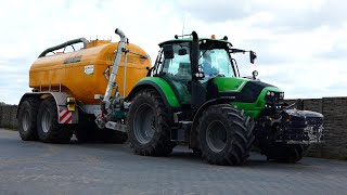 ✰🇵🇱 Deutz zamyka licznik 🇵🇱✰ Oporowa gnojowica 2024 ✰ DeutzFahr 6140 ttv amp Zunhammer 19 500 ✰ [upl. by Laucsap]