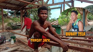 PRIMITIVE ISLANDER tangy jack may pinagawang bagong bahay😁 [upl. by John]