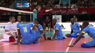 Sitting Volleyball  MAR vs RWA  Mens 910 Classification M 47  London 2012 Paralympic Gamesmp4 [upl. by O'Toole]