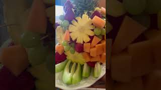 Edible Fruit Arrangements I made for graduation party [upl. by Kerrin]