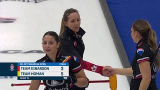 Coop Canadian Open Highlights  Draw 15 Homan vs Einarson Jan 13 2023 [upl. by Tsirc]