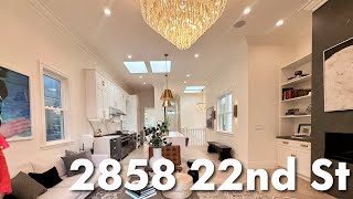 Buyer Preview 2858 22nd Street San Francisco Stunning Mission Luxe Renovated Victorian  4K [upl. by Karola891]