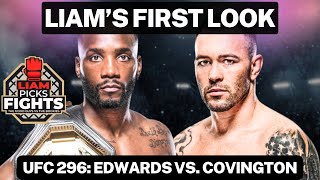 UFC 296 Leon Edwards vs Colby Covington  Liams First Look [upl. by Whitaker368]