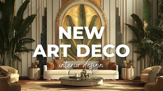 New Art Deco Interior Design  Reviving Unique Spaces with Character [upl. by Hosbein]