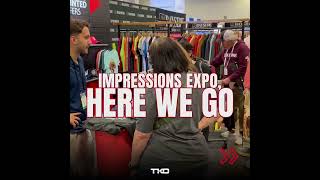 Were gearing up for Impressions Expo 🤩 ImpressionsExpo FortWorth heattransfers tkosales [upl. by Aivyls]