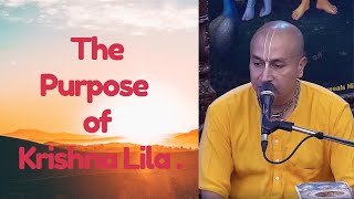 HG Gauranga Prabhu lecture on The Purpose of Krishna Lila [upl. by Ahsiea305]