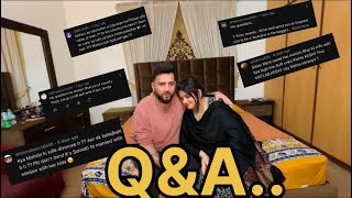 Mohsin nay kis say Shadi ki  Husband k pass Kuwait kab ja rahi  Our First QampA sweejackvlogs [upl. by Wiseman11]