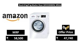 Bosch 8 kg5 kg Washer Dryer WVG30460IN White [upl. by Aicnelev]