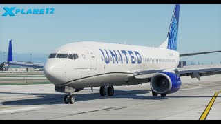 【XPlane 12】Digest  Zibo Mod B738  New YorkKLGA to Los AngelesKLAX [upl. by Keen]