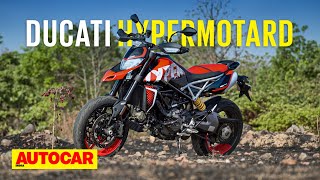 Ducati Hypermotard 950 RVE review  Madness  First Ride  Autocar India [upl. by Ledba]