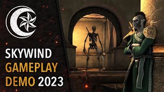 Skywind Gameplay Demo  Necromancer in Mawia [upl. by Eel]